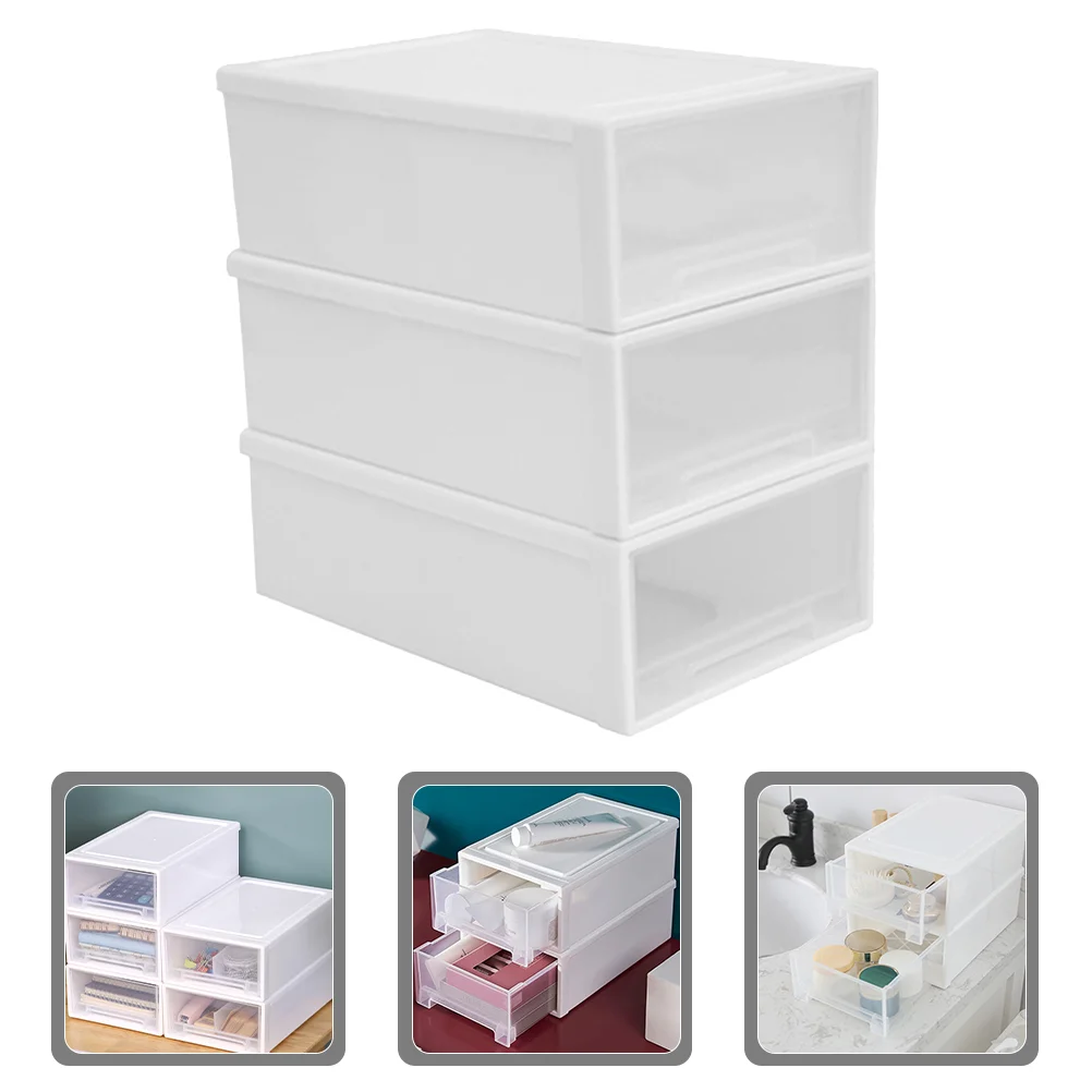 

Desktop Sundry Holder Display Case Organizer Drawers Pp Organization Storage Office