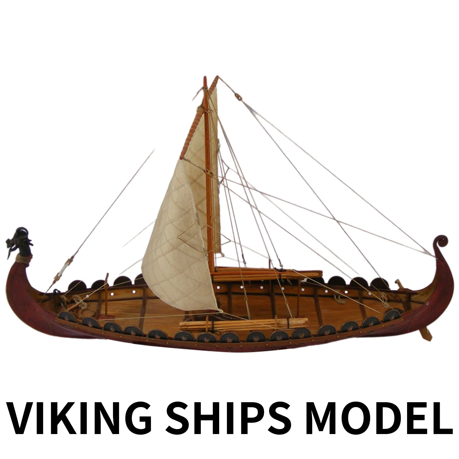 

Разборная деревянная модель корабля Дракон викингов в масштабе 1/50 Drakkar