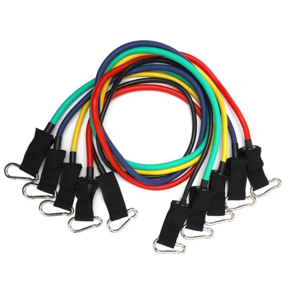 Йога Упражнения Тренировки 11 шт./компл. TPE Эспандеры Подтягивающий шнур