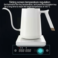 timemore fish smart electric coffee kettle gooseneck temperature flash 600 800ml control pot heat 220v j6z2