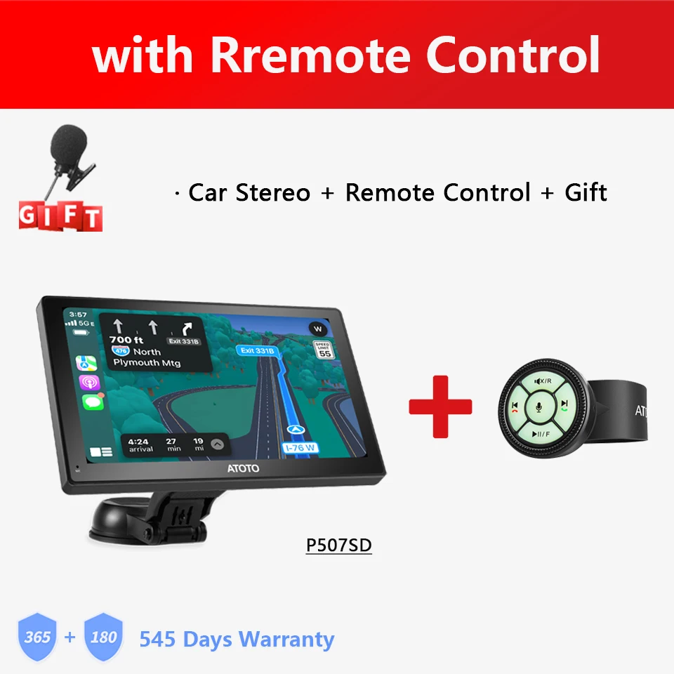 

ATOTO P5 7 QLED сенсорный экран автомобильная стереосистема беспроводной Apple Carplay экран Android Auto монитор автомобильный радиоприемник автомобильный мультимедийный проигрыватель