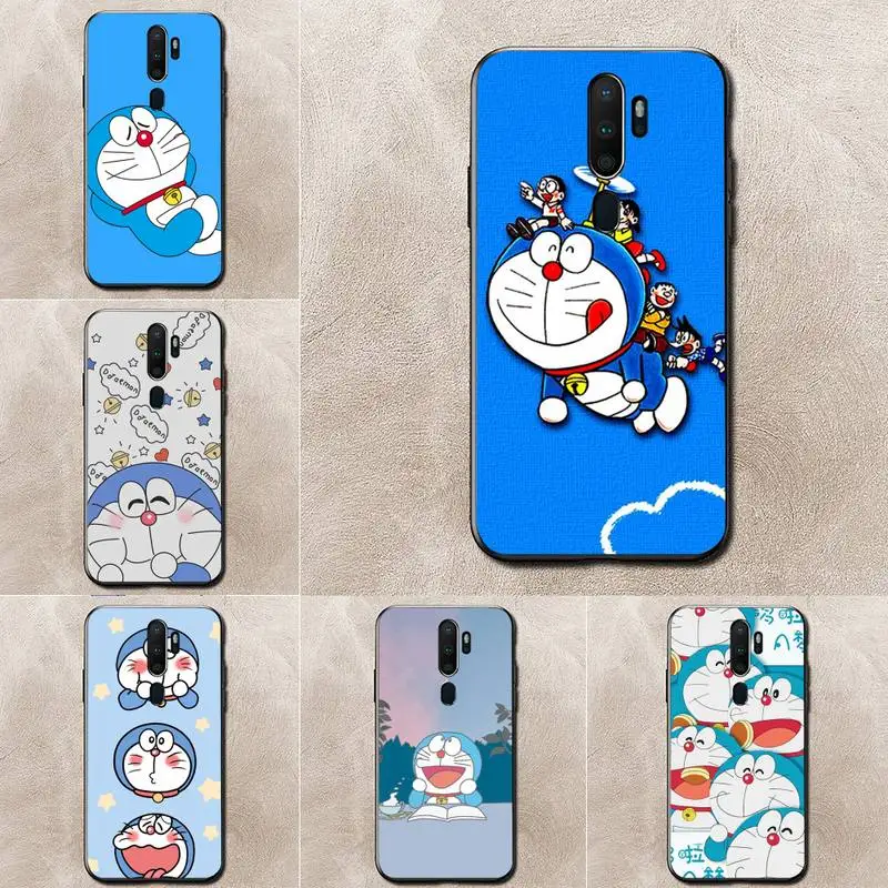 

D-Doraemon Phone Case For Redmi 9A 8A 6A Note 9 8 10 11S 8T Pro Max 9 K20 K30 K40 Pro PocoF3 Note11 5G Case
