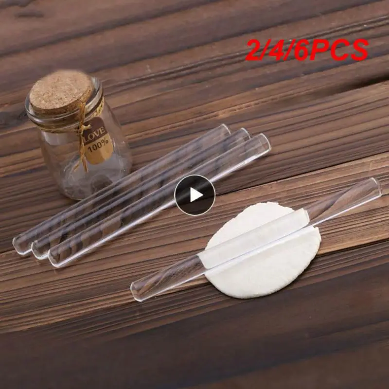 

2/4/6PCS Food Grade Mini Practical Light Acrylic Rolling Pin Waterproof Fondant Roller Kitchen Bakeware Tool