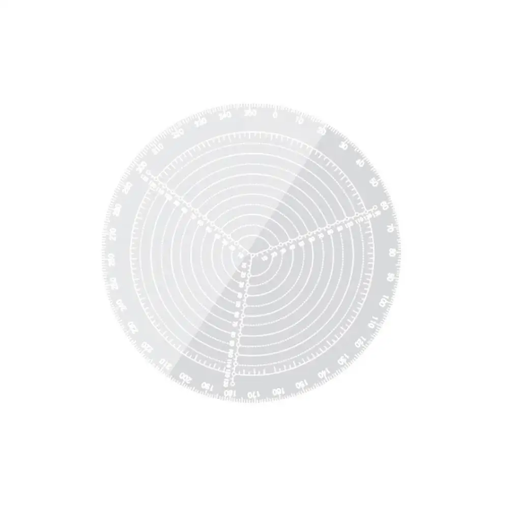 

Center Finder Processing Tool Circles Ruler Acrylic Industrial Accessories Smooth Surface Accuracy Woodwork Supplies