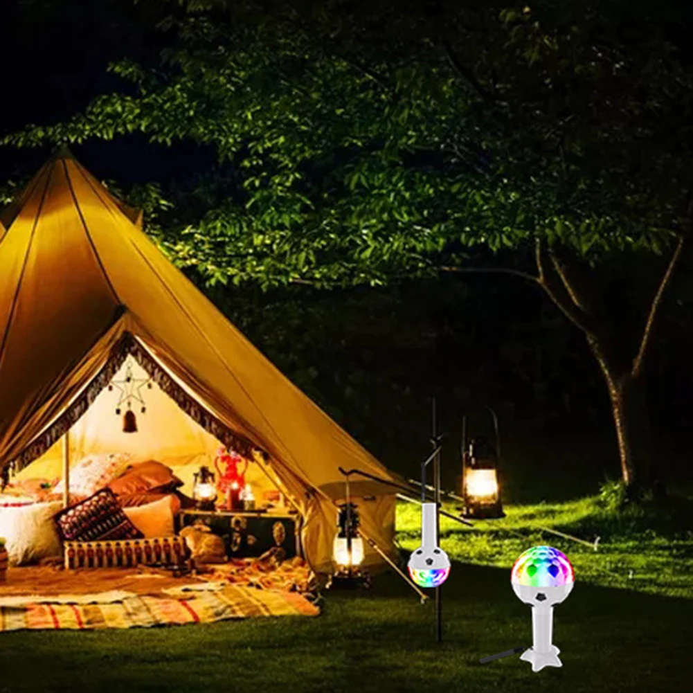 

LED Football Atmosphere Lamp With Lanyard Multipurpose Rotating Lights Energy Saving Safety Easy Installation for Family Parties