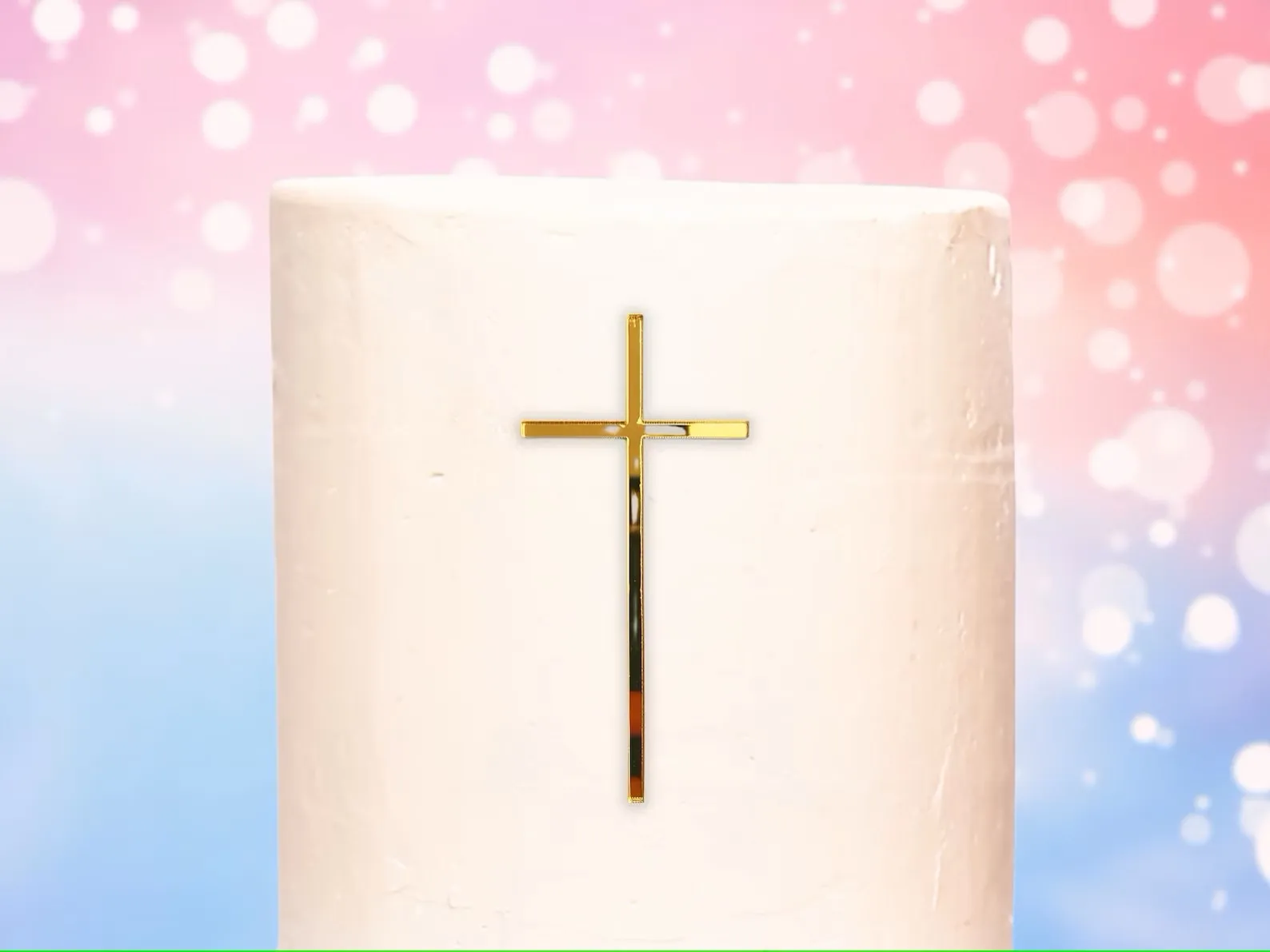 

10pcs Mirror Acrylic Cross | Topper For Christening Cake, Baptism Cake Charms, Cupcake Charm, Holy Communion Cake Decor