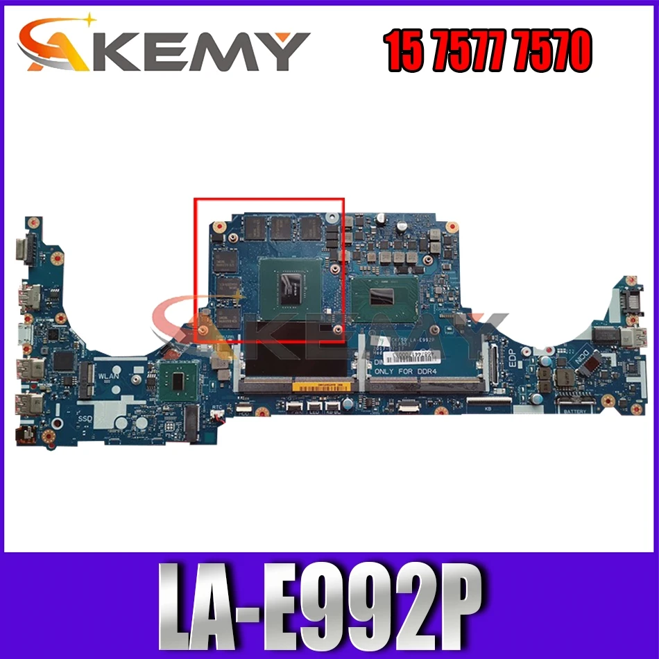 

Новая оригинальная материнская плата для ноутбука DELL INSPIRON 15 7577 7570 CKA50 CKF50