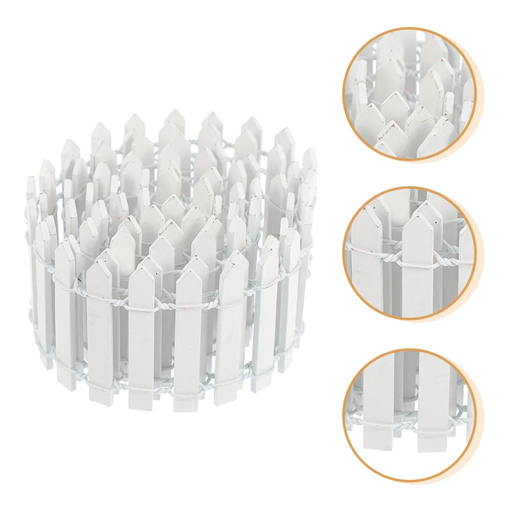 

Fence Mini Garden Miniature Picket Landscape Decorwooden Microborder Fairy Wood Potdiy Ornament Scene Farm Decorative Small