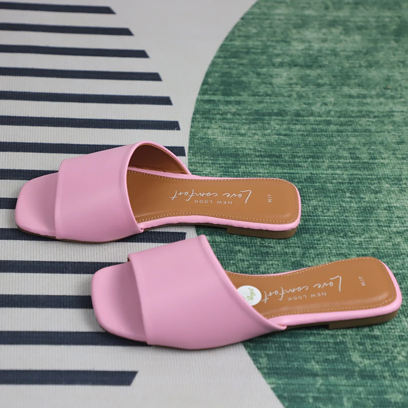 Z Brand Design Summer Women Sandals 2023 Outdoor Plus Size Open Toe Flat Heels Simple Slides Outside Fashion Beach Shoes