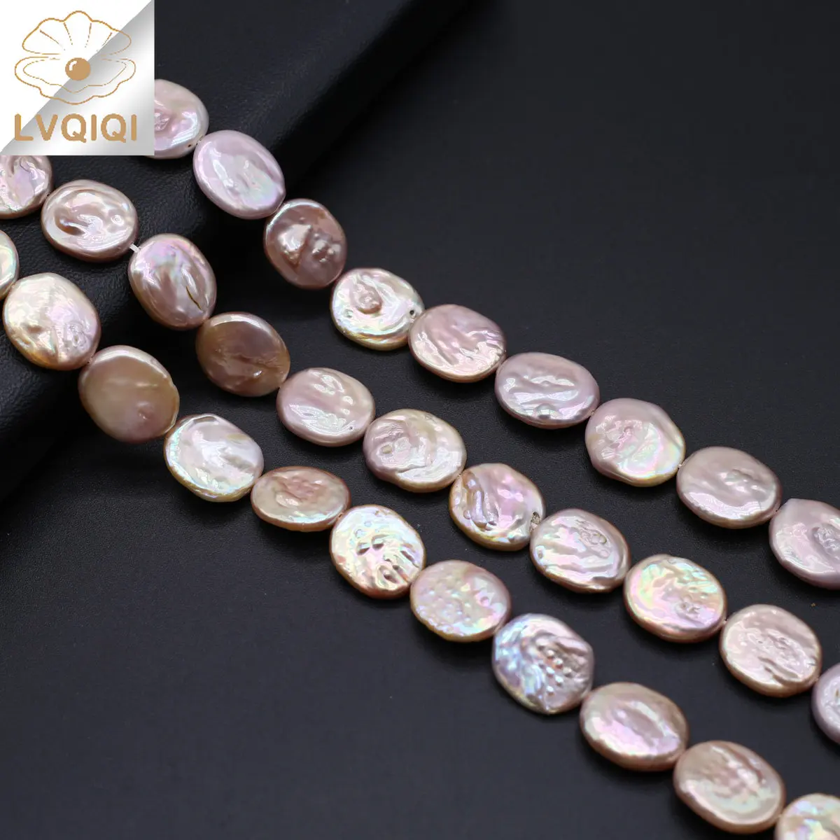 Натуральный пресноводный жемчуг овальные свободные бусины-разделители для