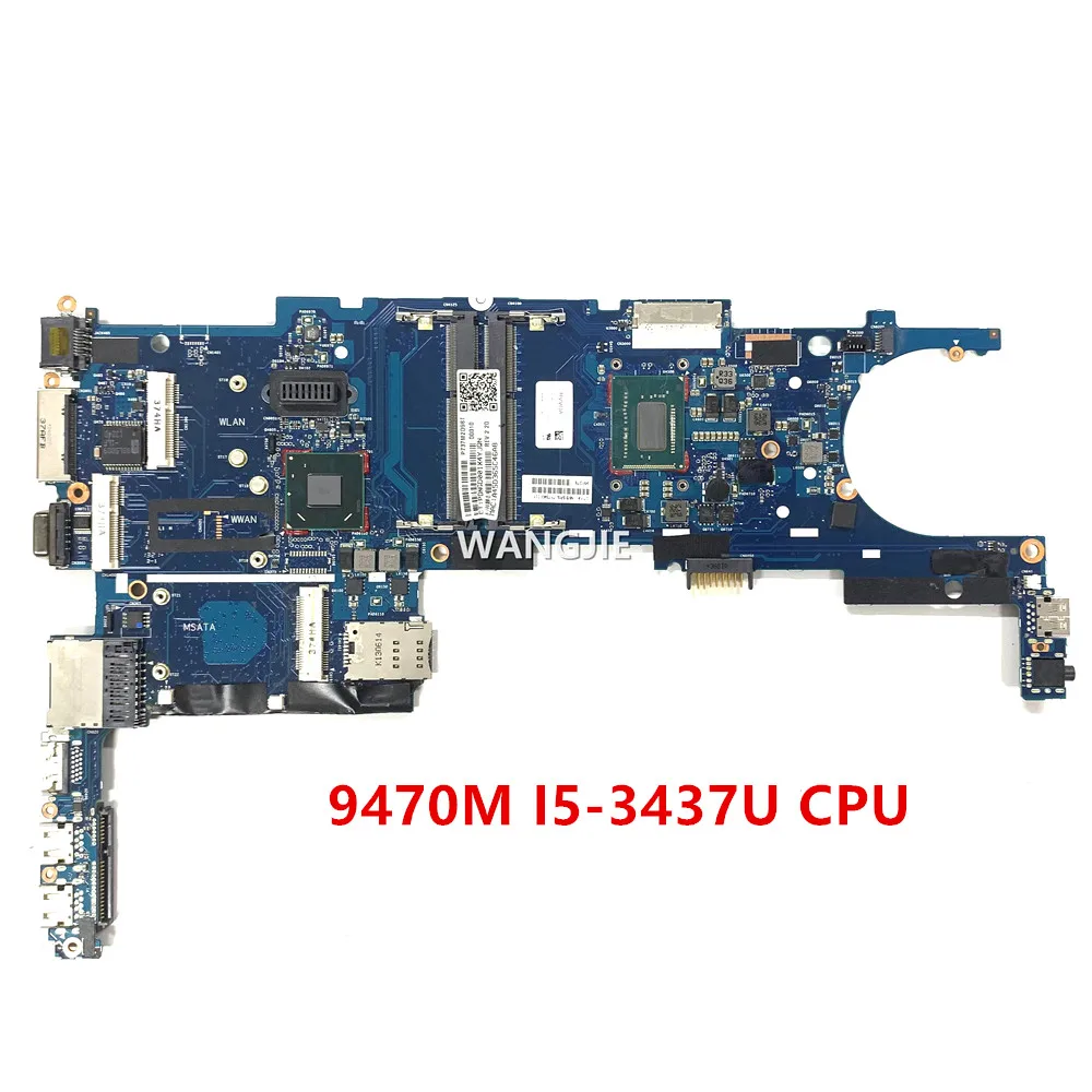 

Материнская плата для ноутбука HP EliteBook 9470M SR0XE I5-3437U CPU 717843-601 717843-001 717843-501 6050A2514101-MB-A03