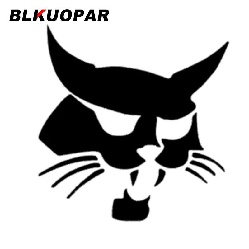 

BLKUOPAR для Bobcat, силуэт головы, автомобильная наклейка, водостойкая солнцезащитная виниловая наклейка, декор на лобовое стекло мотоцикла, украшение JDM