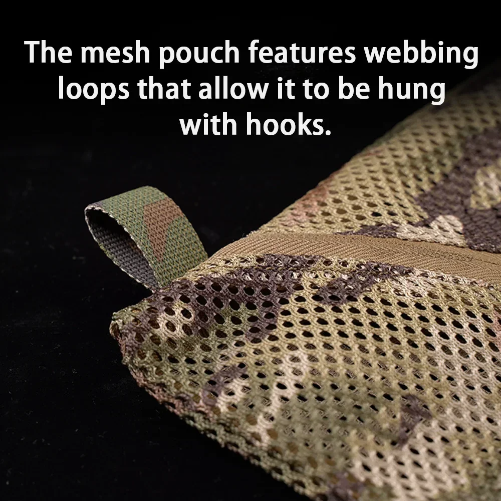 Тактическая сетчатая сумка EDC для инструментов рюкзак органайзер карманная