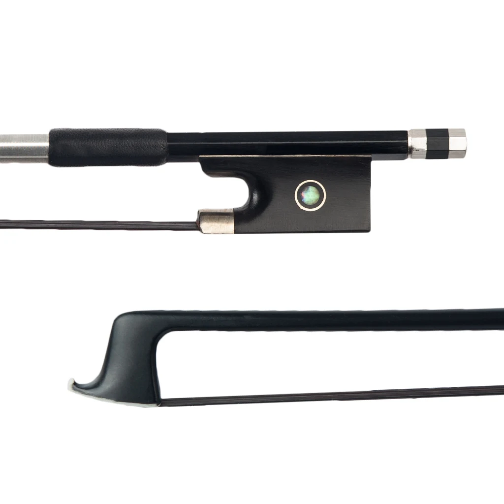 4/4 Carbon Fiber Violin Bow Hand Crafted By Professional Violin Bow Maker Strong Stiff Well Balanced Bow For Violinists Fiddlers