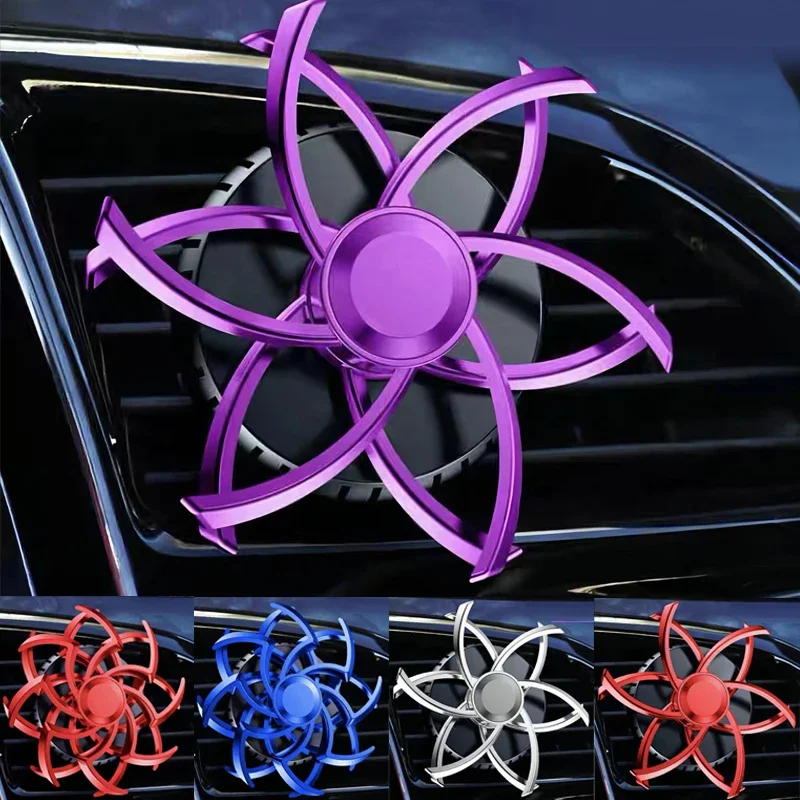 

Car Mounted Air Outlet Aromatherapy Rotary Decoration with Long-lasting Light Fragrance Wholesale of Car Interior Fragrance