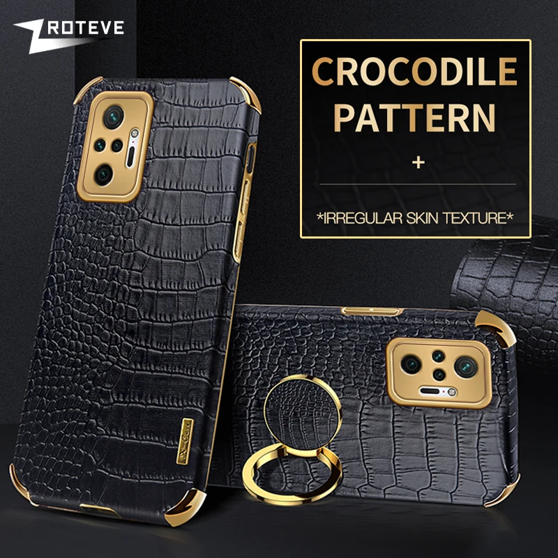 

ZROTEVE Crocodile Pattern PU Leather Cover For Xiaomi Redmi Note 10 10S 9S 9 8 11S 11 Note10 Pro Max Xiomi Note11 Plus 5G Case