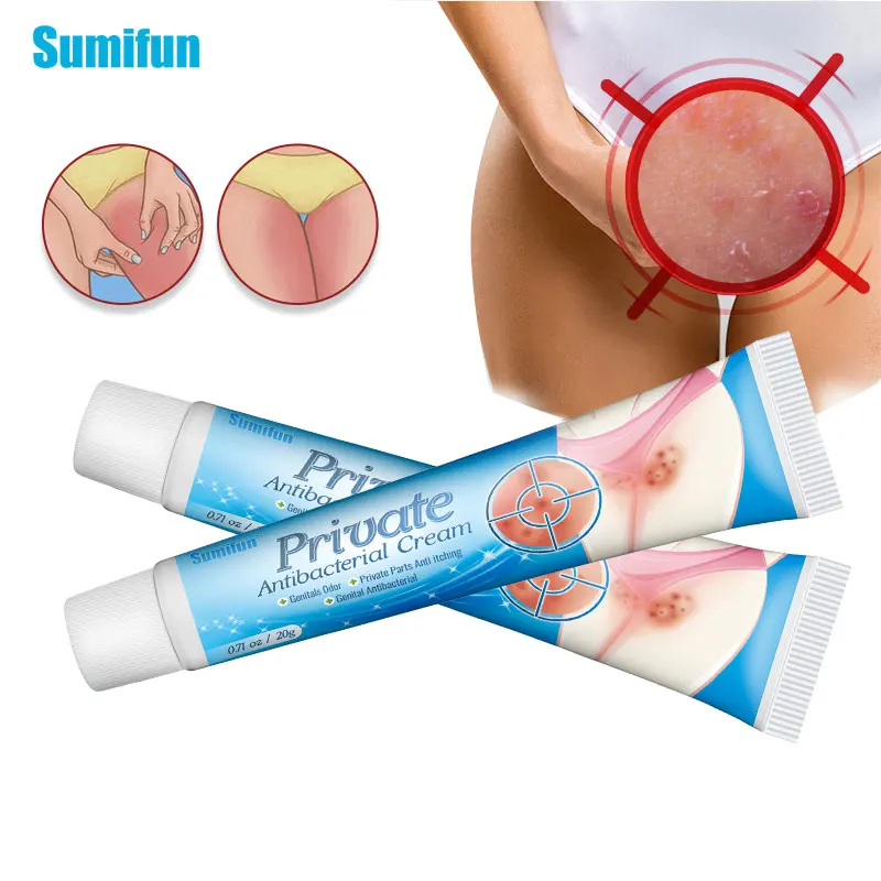 

Sumifun Private Antibacterial Remove Odor Cream Pussy Armpit Intimate Deodorant Pruritus Dermatitis Herbal Ointment Anti-itch