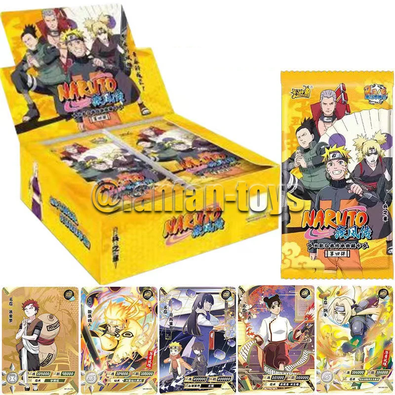 5/25/150Pcs Naruto Anime Cards Cartoon Deidara Shippūden TCG CP Rare Trading Collection Card Battle Carte for Children Gift Toys