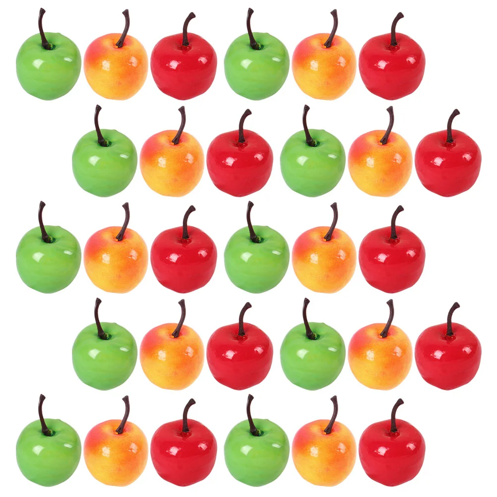 30 шт. дом искусственные фрукты кукольный домик мини-яблоки модель реквизит