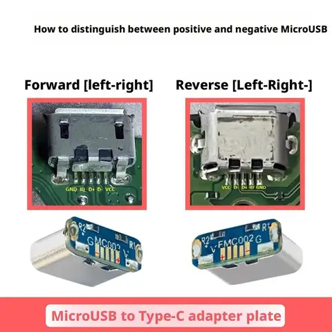 CUJMH Адаптеры Micro USB to Type C 10 шт.