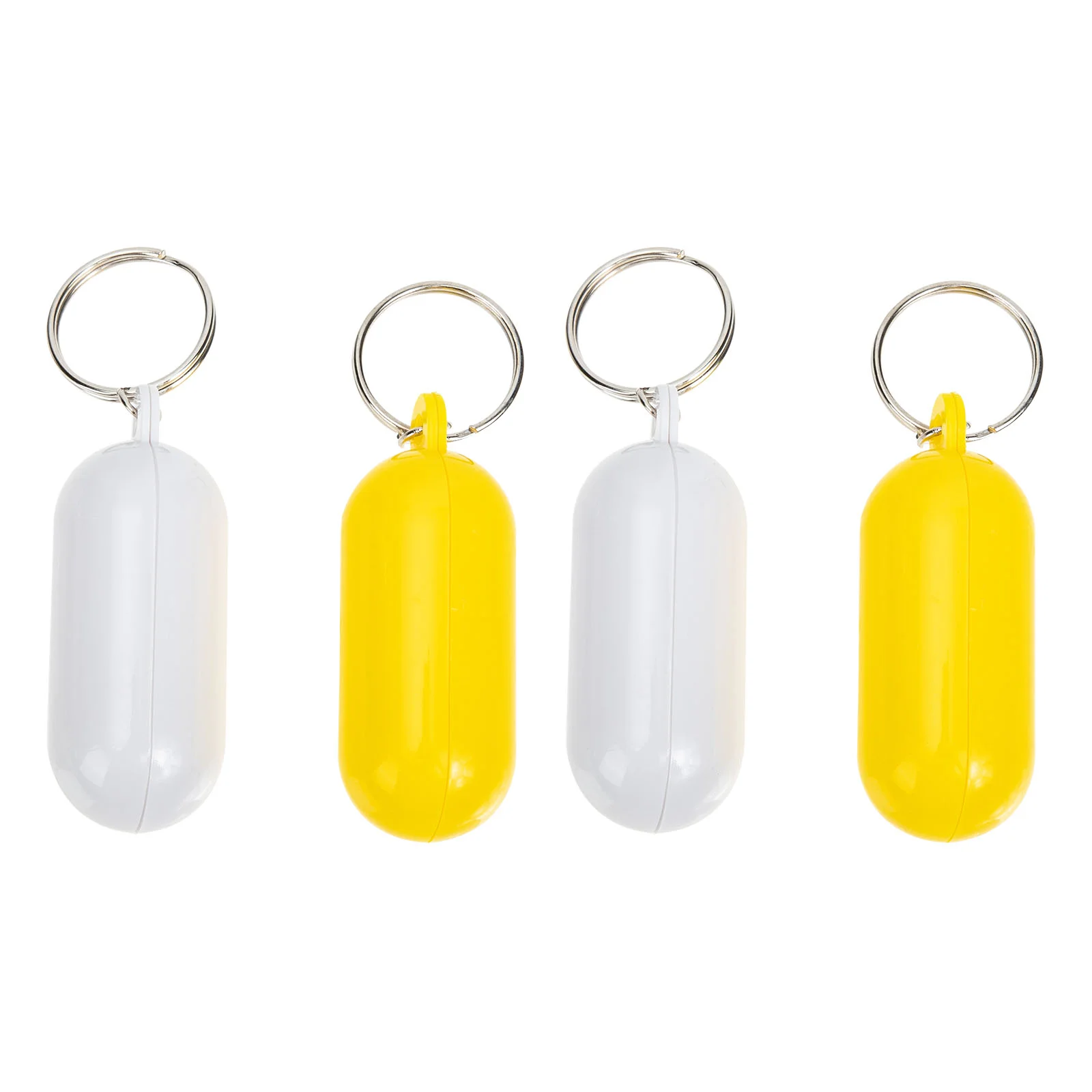 

4 Pcs Floating Keychain Boat Keys Holder Bags Hanger Water Sports Abs Hanging Ornament Anti-Lost Ring