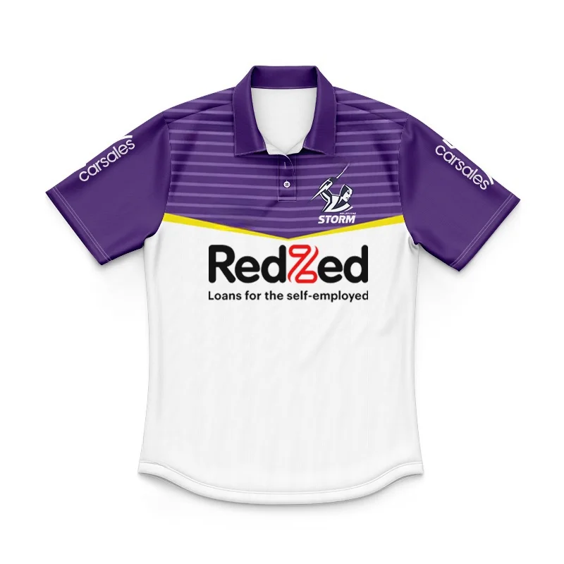 Джерси Melbourne Storms Away 2024 — детская рубашка поло