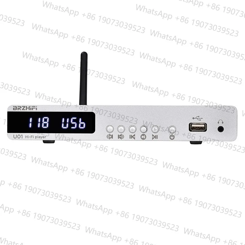 Фото BRZHIFI U01 Устройство для воспроизведения музыки без потерь с поддержкой APE, декодер ES9038, цифровой проигрыватель, Bluetooth 5.0 №2