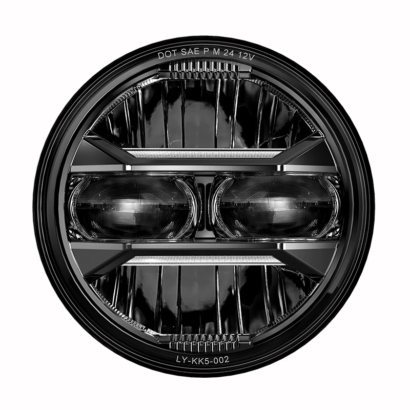 

5,75 светодиодные фары E mark DOT 5 3/4 дюймов фары для Honda Yamaha Harley Dyna Sportster Softail FXST, FXSTB, FXSTC