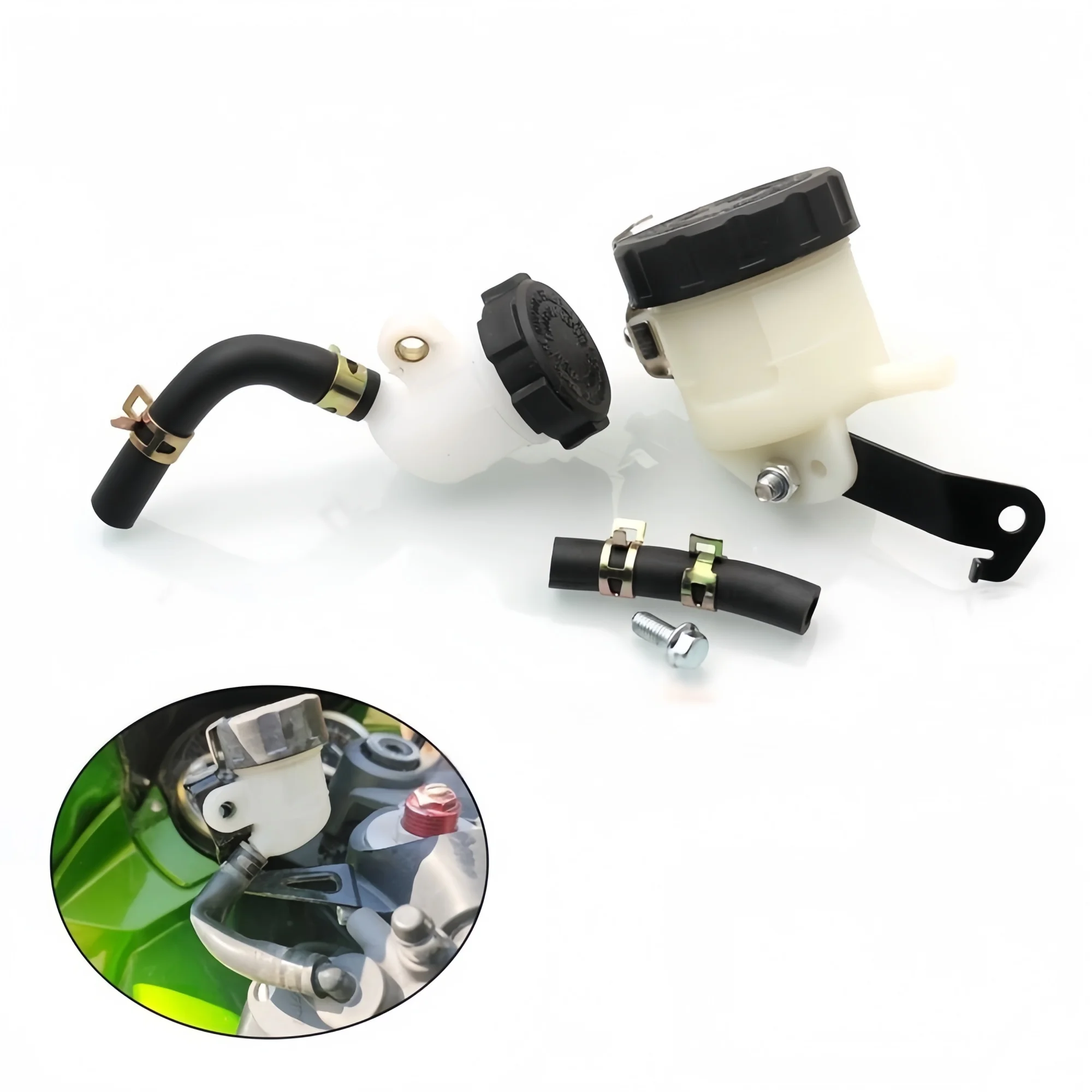 

Для Kawasaki Six Eyes Devil ZX-14R ZX14R ZZR1400 Бутылка масла сцепления Тормозной верхний насос Масляная чашка