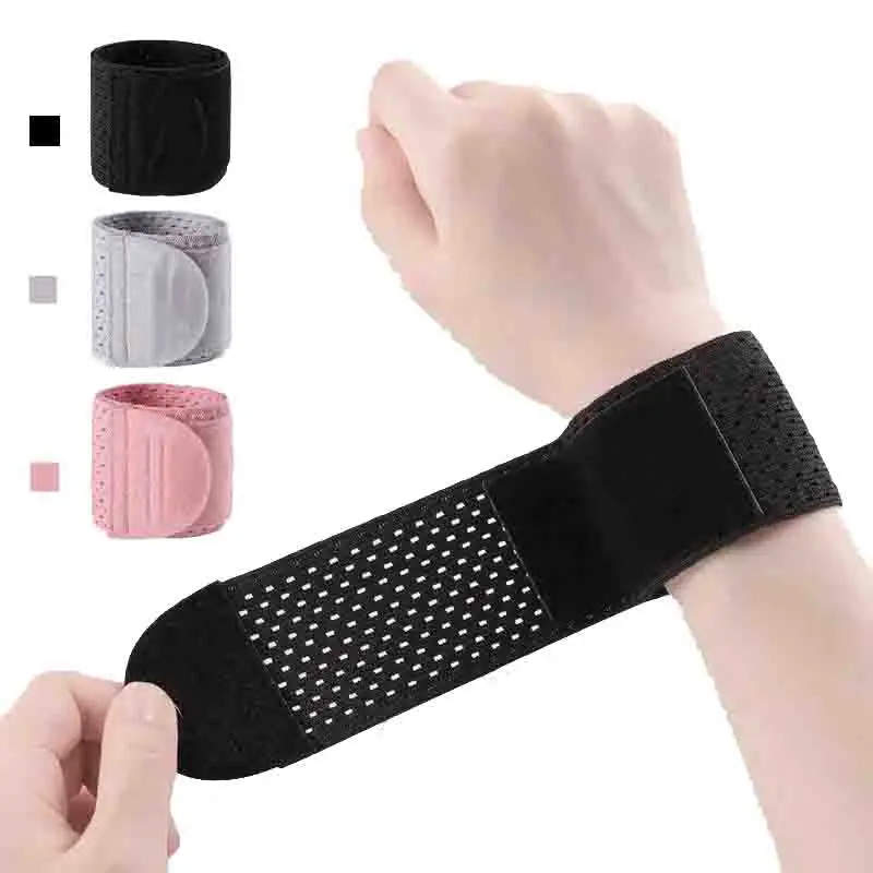 

Summer Outdoor Thin Breathable Sports Wrist Guard Basketball Badminton Fitness Wrap Strap Compression Wrist Guard
