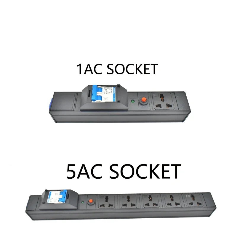 Фото PDU Power Strips Schuko Powerlink box audio 3P Авиационная вилка Универсальный выход SOCKET 20A Воздушный переключатель с защитой от перегрузки №3