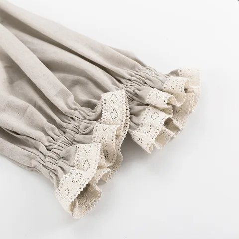 Женское летнее платье Sherhure  из хлопка и льна