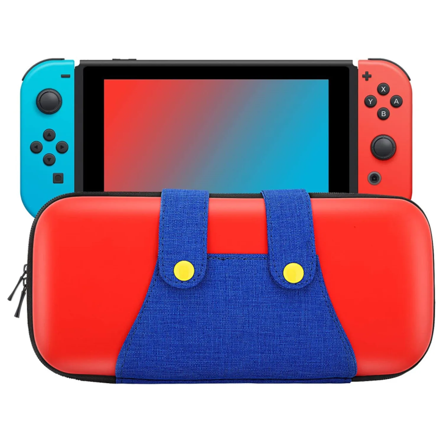 

Carrying Case Compatible For Nintendo Switch/Switch OLED Model (2021), Portable Hard Shell Cover with 10 Game Cartridge Holder