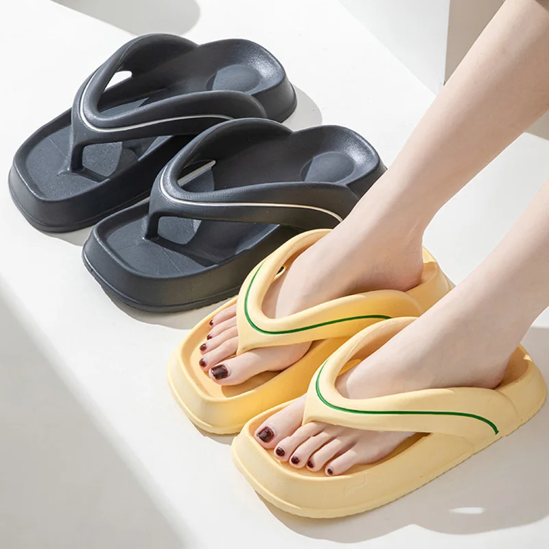 Women Flip Flops Fashion Outdoor EVA Slippers Fashion Slides 2023 Summer Leisure Men Sandals Home Leisure Couple Woman Shoes