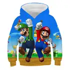 Супер кавайные толстовки с 3D принтом для мальчиков и девочек, детская повседневная спортивная одежда, толстовки, куртки с 3D мультяшным принтом