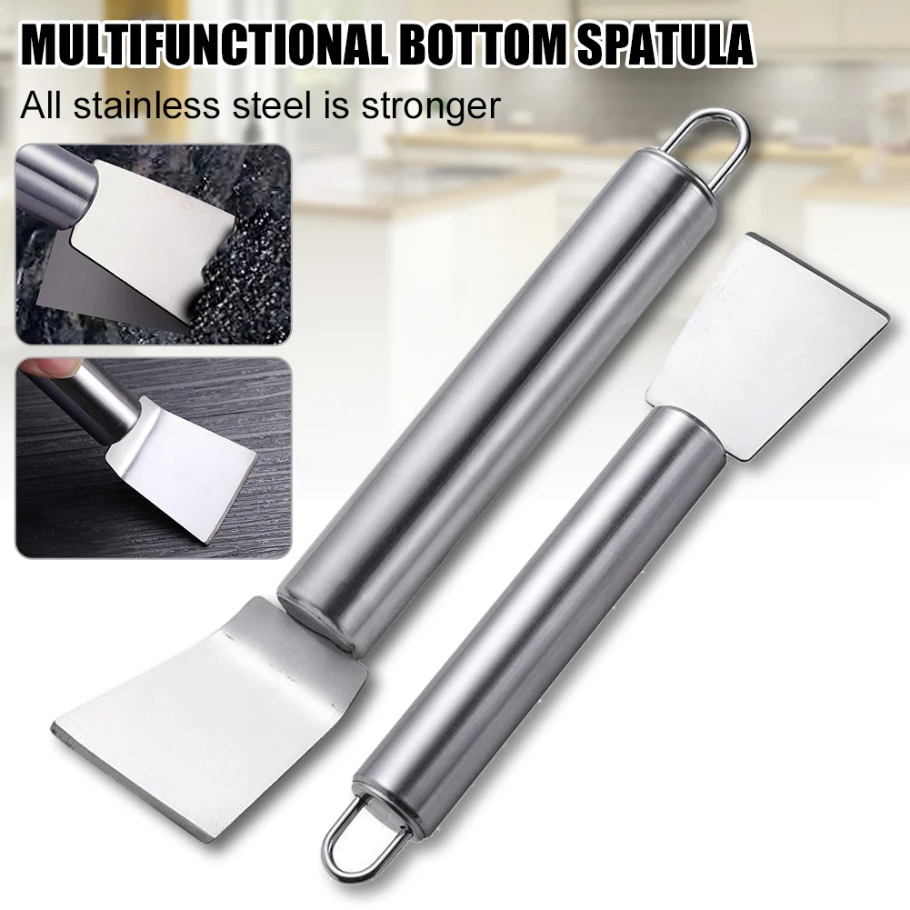 

Multifunctional Kitchen Cleaning Spatula Scraper Stainless Steel Ice Defrosting Remover Oil Stain Cleaning Tool Accessories