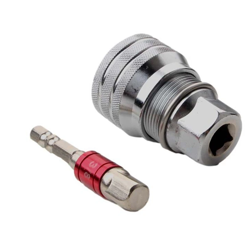 

Electric Drill Magic Sleeve Converter Adjust 10Mm-19Mm With Ratchet Wrench Universal Electric Wrench Sleeve Converter