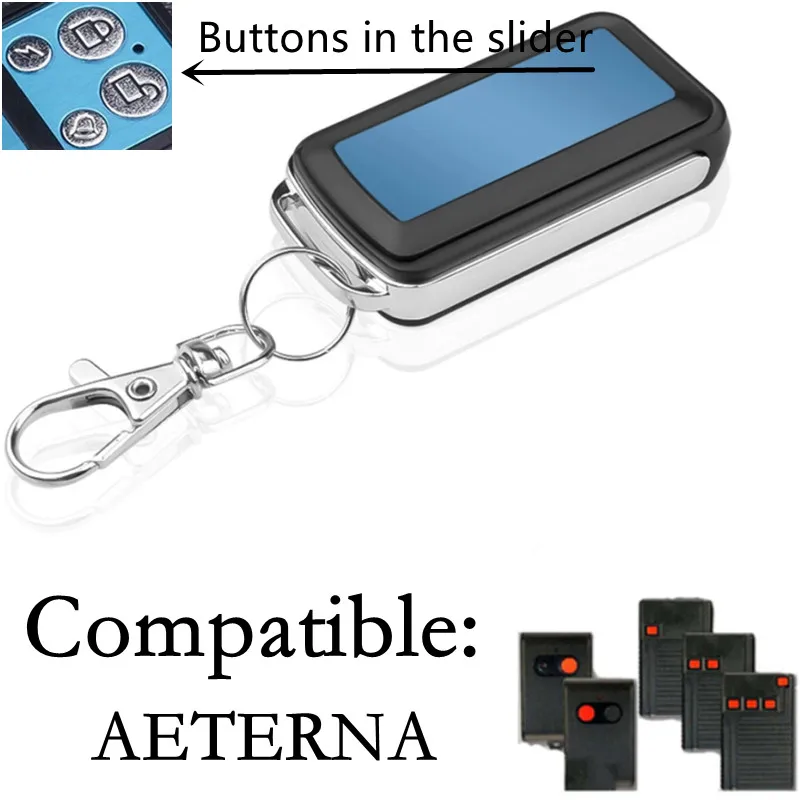 AETERNA HS433-1mini, HS433-2mini, HS433-1, HS433-2/TX433, HS433-4/TX433,/TX433, porta of garage telecomando buona to good