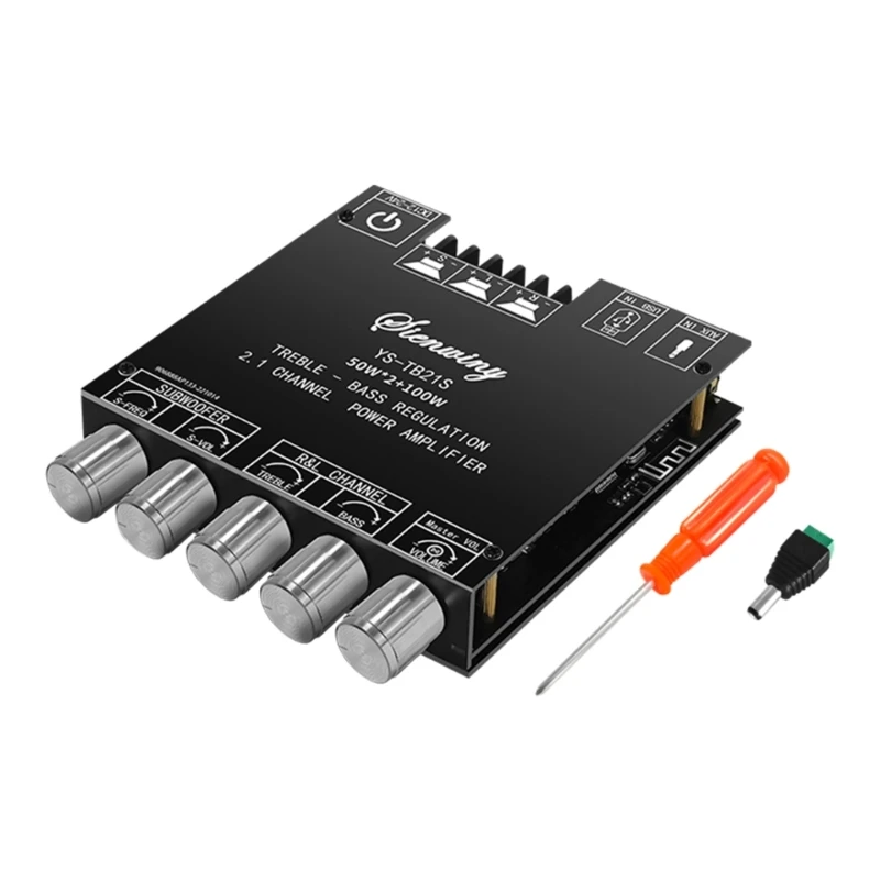

TPA3116 High Quality Digital Power Amplifier Board 2.1 Channel 50Wx2+100W 12-24V High-Power Assembled Speaker Module