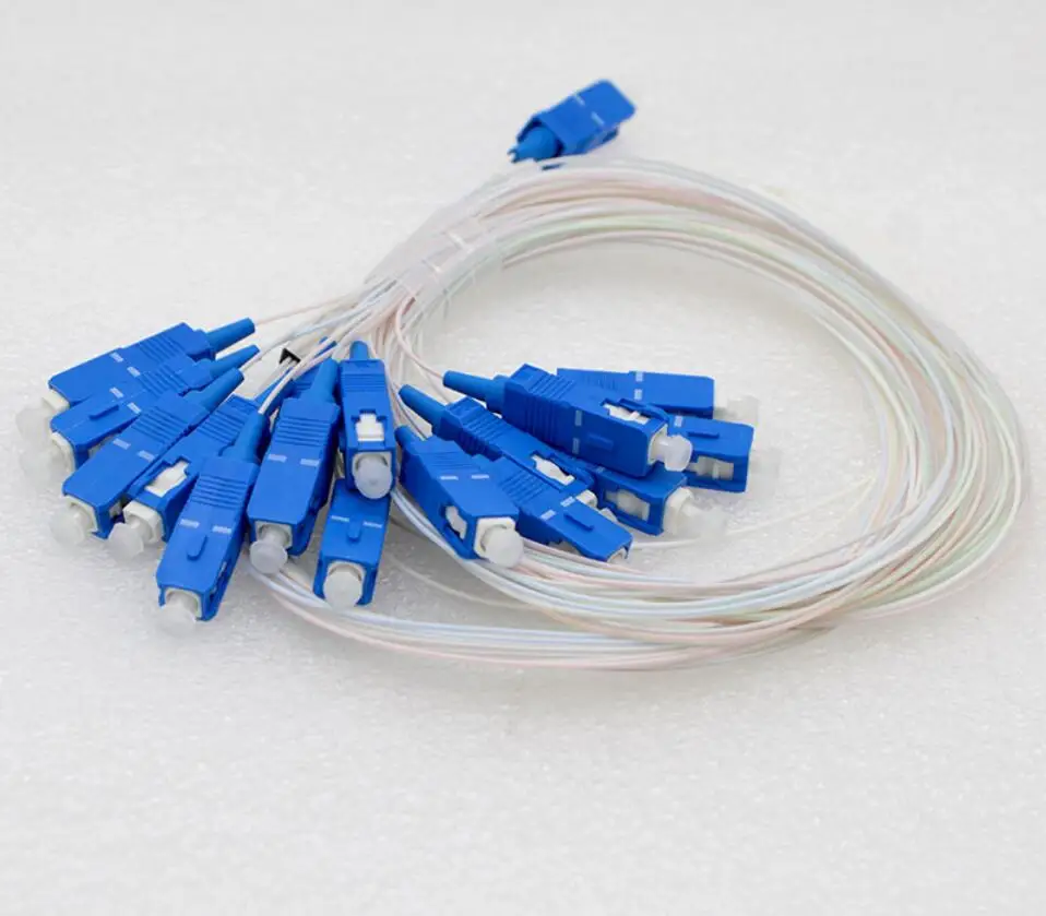 Оптический Сплиттер SC APC 0 9 мм 1X8 FTTH волоконно-оптический сплиттер UPC PLC FBT