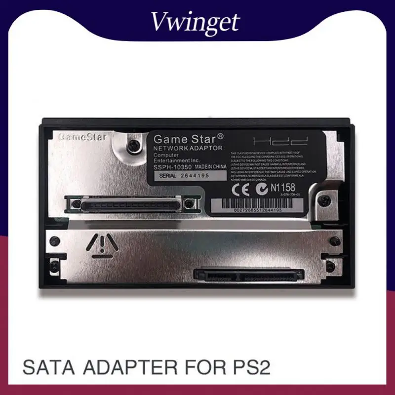 

New Portable Game Console Adapter Reducing Disturbances Network Adapter Sata/ide Interface Network Converter 1pcs Black