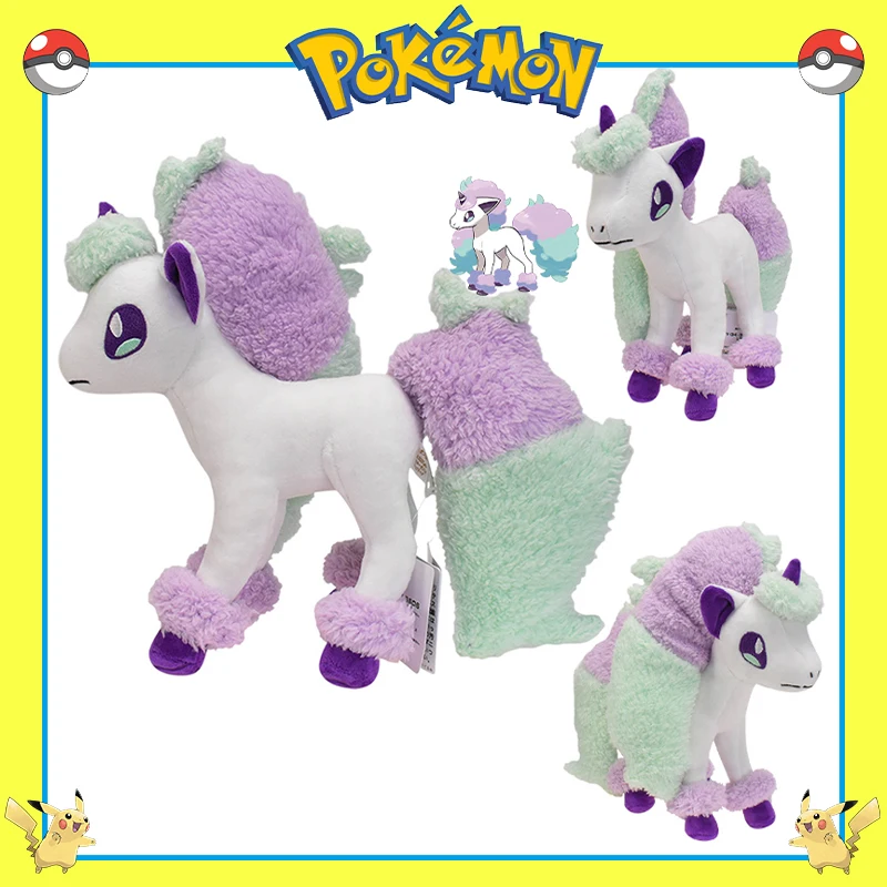 

Плюшевые игрушки TAKARA TOMY Pokemon Galar Ponyta, аниме плюшевые подушки супер мощные декоративные куклы для покемонов, рождественские подарки для детей, 27 см