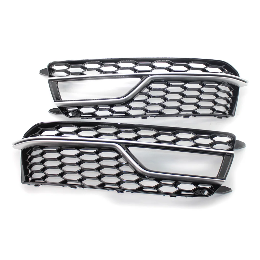

Foglight Grilles Quick Replace Replaced Supplies Center Mesh Craftsmanship Cars Network Replacement for S5 Black