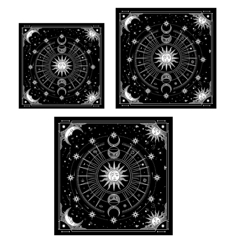 Скатерть Таро покрытие для стола оракулы коврик настольной игры квадратная