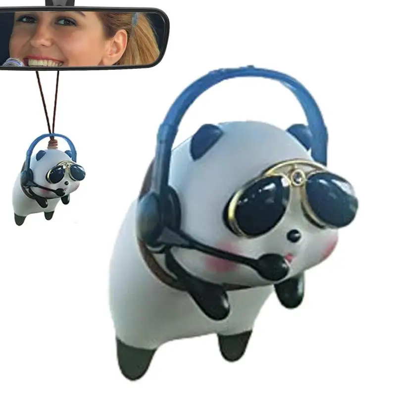 

Auto Dashboard Decoration Funny Tiger Panda Car Display Decoration PVC Auto Interior Dashboard Decorations for Home Office Desk