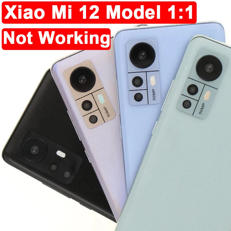

1:1 Not Working Fake Phone for Xiaomi 12 Model Dummy Phone Copy Mobile Phones Counter Display Shooting Props Replica Spoof