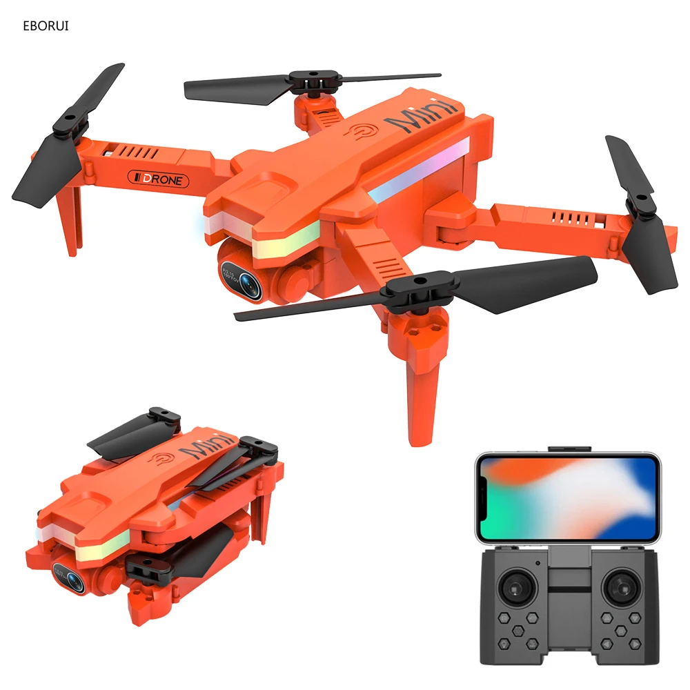 

EBORUI XT8 Foldable RC Drone FPV WiFi 4K HD Camera App Control Headless Altitude Hold RC Quadcopter Drone for Kids/Beginners