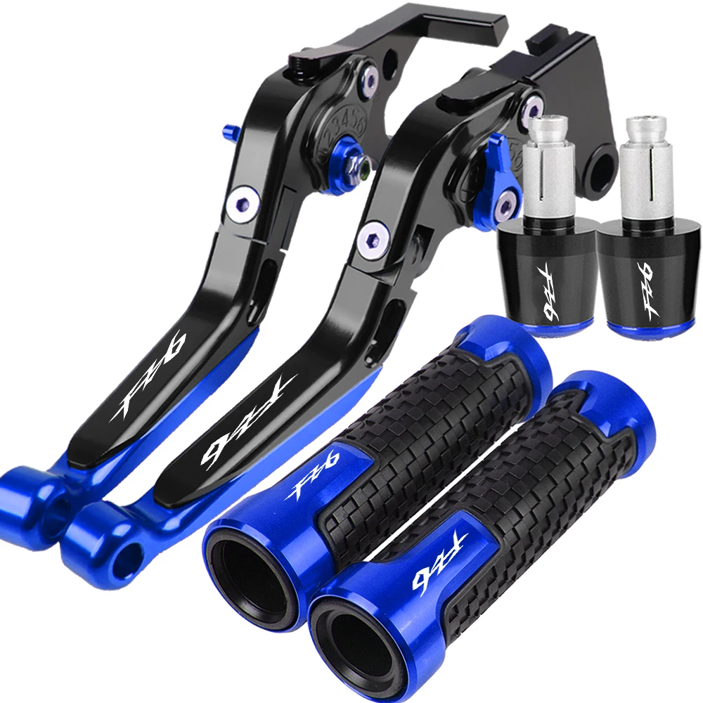 

Регулируемые рычаги тормоза для мотоцикла YAMAHA FZ6FAZER 2004-2010 FZ6R 2009-2017, тормозные рычаги сцепления, ручки руля, захваты, заглушки FZ6S/N 98-03