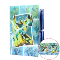 pikachu anime pokemon card 240pcs map letters album notebook storage folder collect book collectible cards binder folder mewtwo
