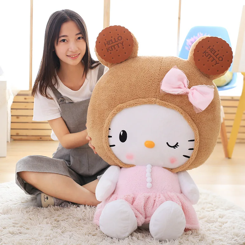 50 см Kitty Rilakkuma Плюшевая Кукла Мягкие животные пушистые Sanrio плюшевые игрушки Ragdoll